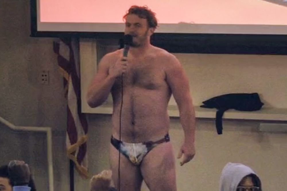 Jason Kelce’s Patriotic Speedo Moment Steals Show at Autism Benefit
