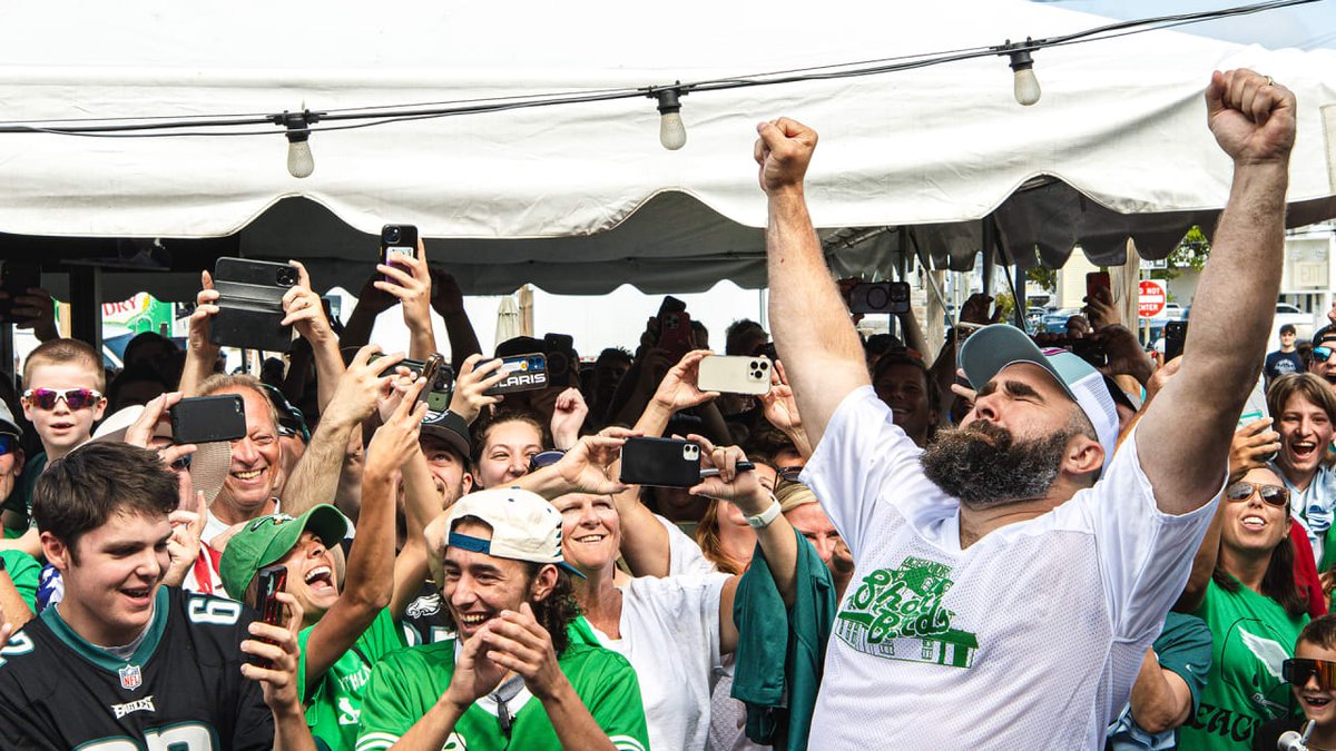 Jason Kelce’s Patriotic Undie Reveal Electrifies Sea Isle City Charity Bash
