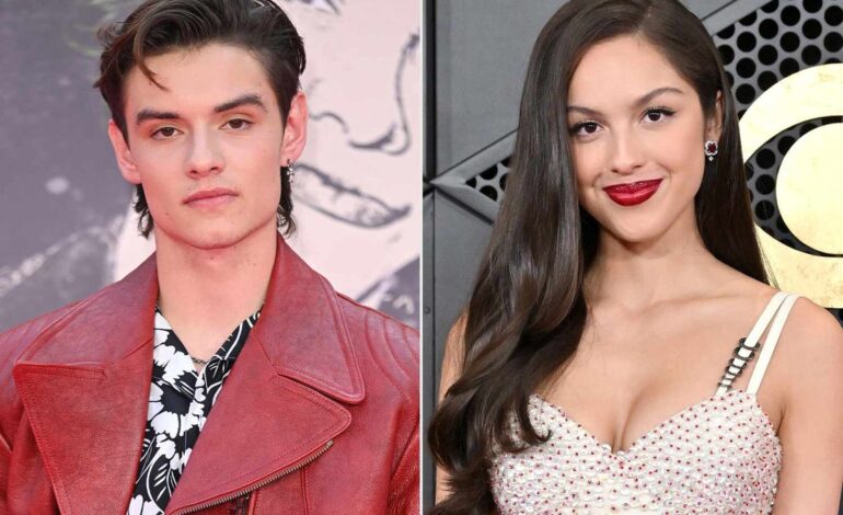 Olivia Rodrigo Gets Adorable Glastonbury Shoutout from Louis Partridge