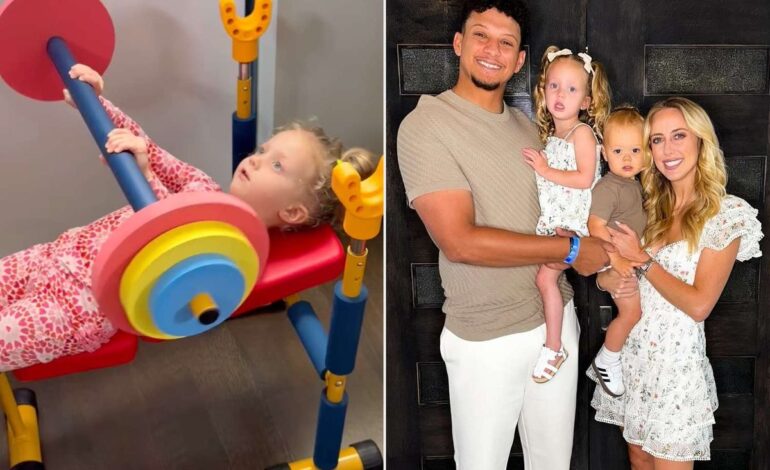Patrick and Brittany Mahomes Flex Coordination and Family Goals in Viral Adidas Workout Clip