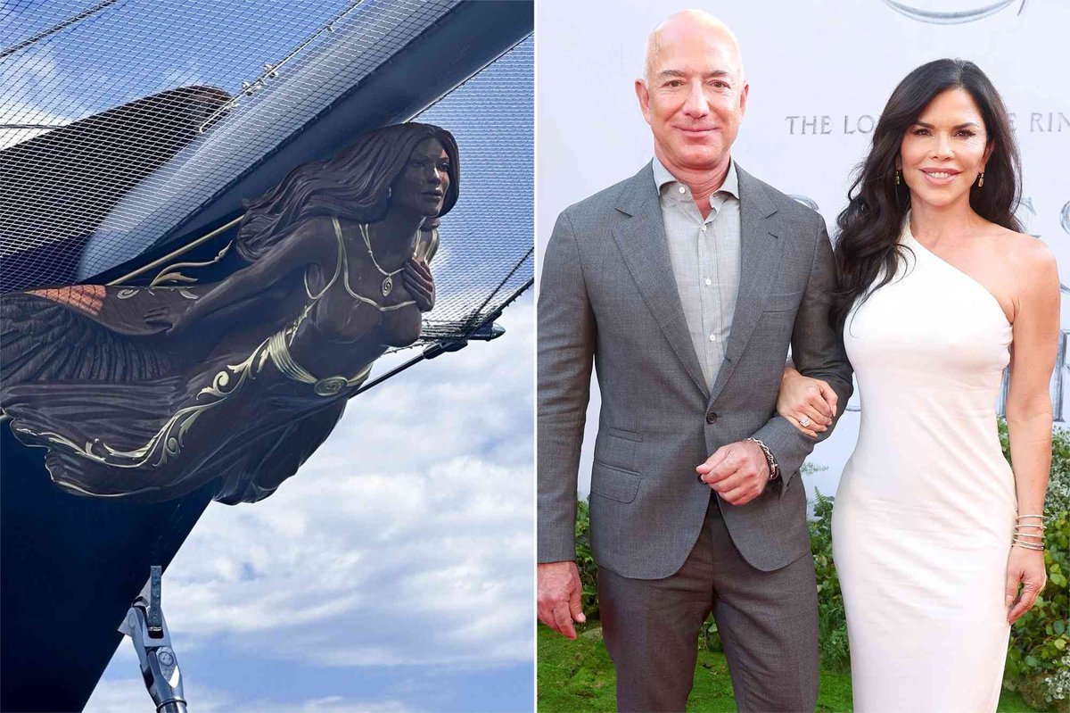 Venice Debuts Floating Statues of Bezos and Sánchez Ahead of $10M Wedding