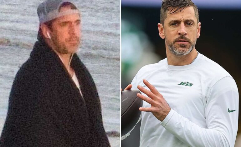 Why Aaron Rodgers’ Solo Malibu Beach Stroll Has Everyone Talking