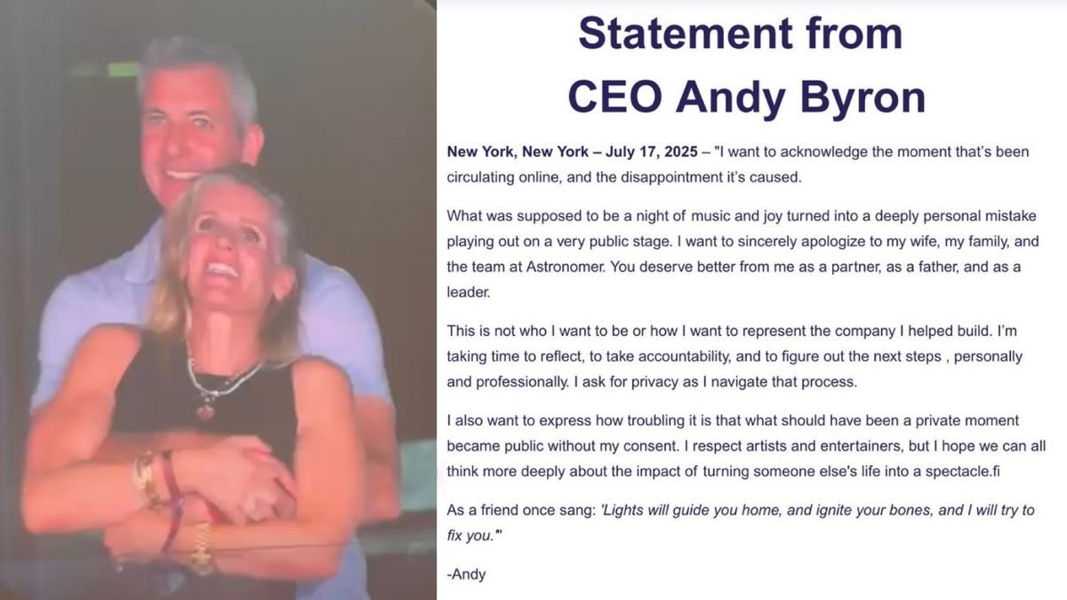 Astronomer’s Interim CEO Breaks Silence After Viral Coldplay Concert Clip