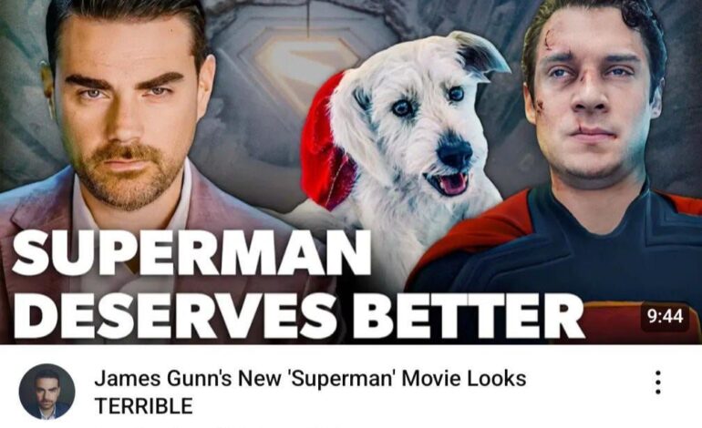 Ben Shapiro Declares James Gunn’s Superman “Super-Meh” in Grumpy Guru Breakdown