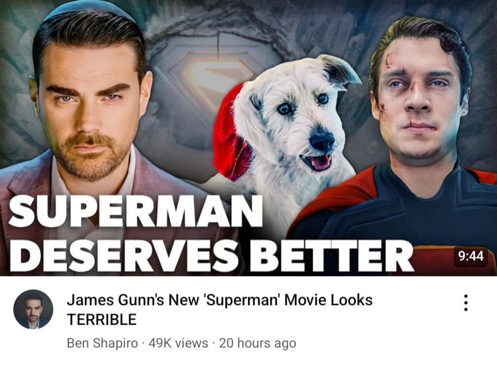 Ben Shapiro Declares James Gunn’s Superman “Super-Meh” in Grumpy Guru Breakdown