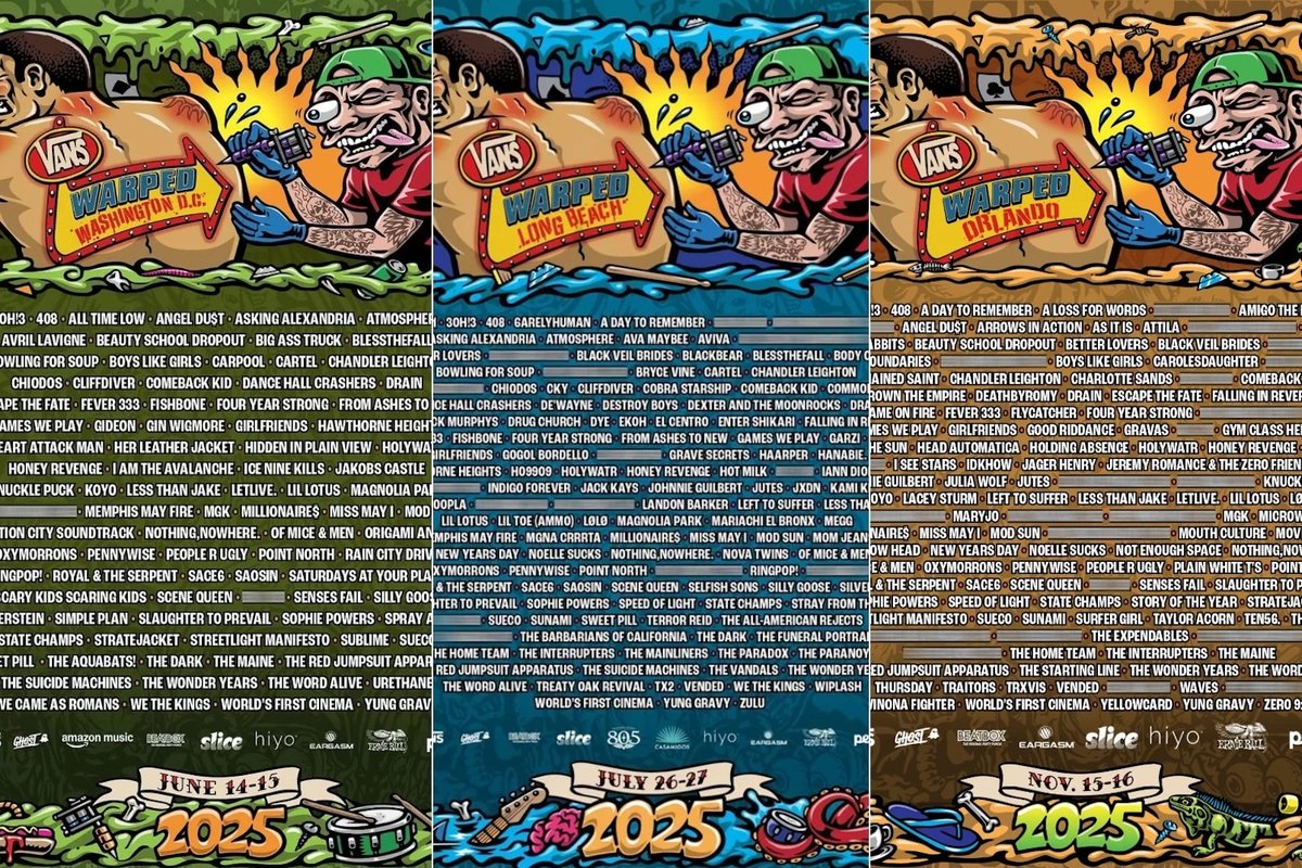 Capitol Punk Parade: Warped Tour 2025 Lineup Unveiled in Washington, DC