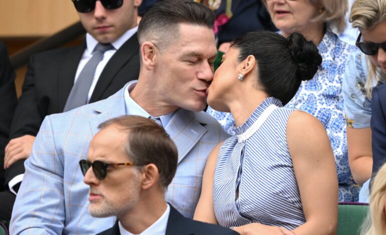 Court-Side Chemistry: John Cena and Shay Shariatzadeh’s Wimbledon PDA