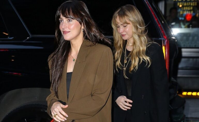 Dakota Johnson’s Post-Breakup Euro-Trip with Kate Hudson Turns Heads