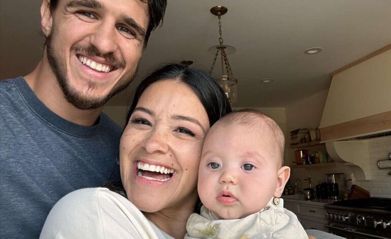 Gina Rodriguez Shows Off Baby Bump at Netflix Fight, Expecting Second Child