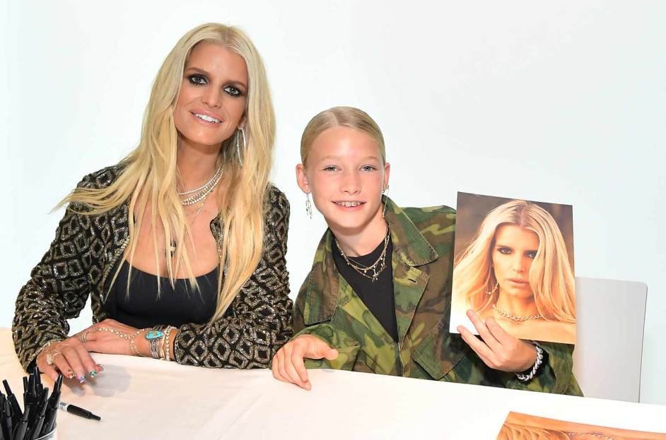 Jessica Simpson Rocks See-Through Gown at 45th Birthday Bash