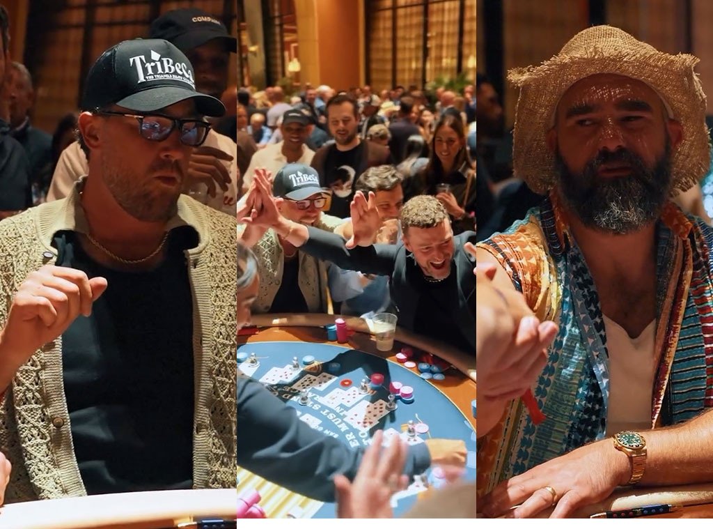 Kelce Brothers Turn Tahoe Golf Weekend Into High Roller Casino Night