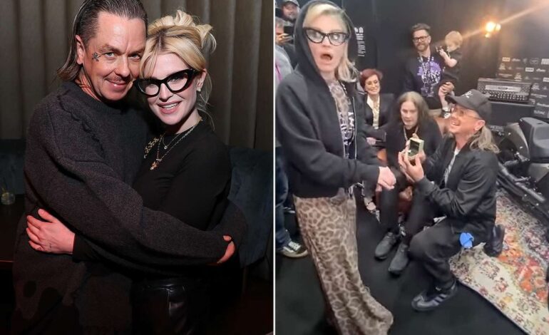 Kelly Osbourne Steals the Spotlight with Surprise Engagement at Ozzy’s Black Sabbath Farewell