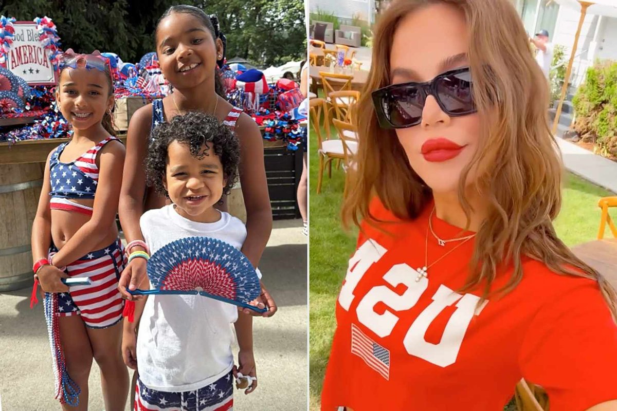 Khloé Kardashian’s Star-Spangled Block Party with True and Tatum
