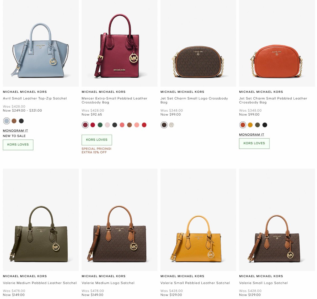 Michael Kors Summer Steals: Bags $50, Wallets $23