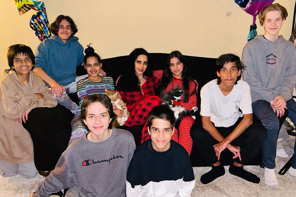 Octomom Natalie Suleman Celebrates 50th Birthday with Eight Teen Octuplets