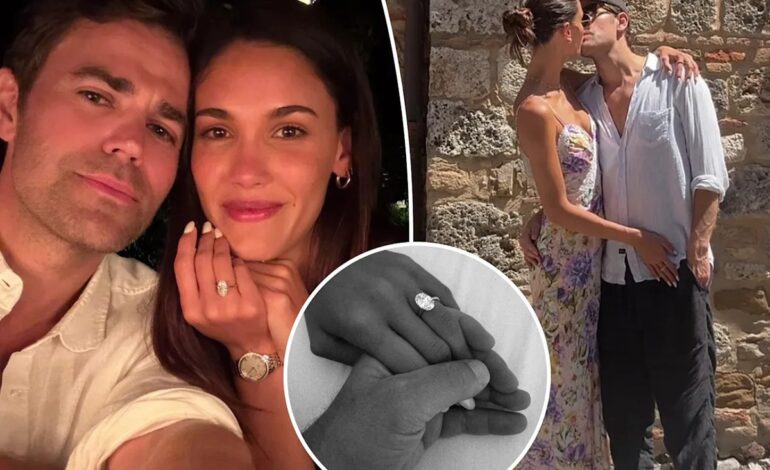 Paul Wesley Pops the Question Amid Tuscan Romance