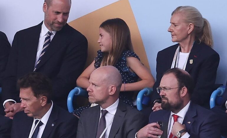 Princess Charlotte Courtside at UEFA Women’s Euro 2025 Final