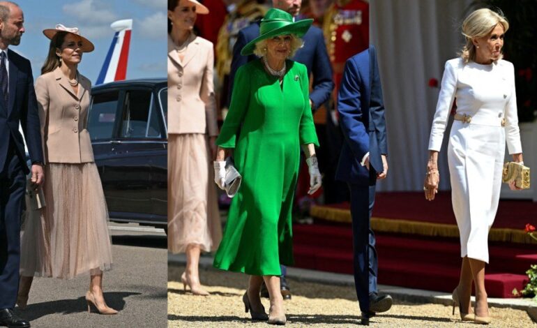 Regal Whispers Revealed: What Brigitte Macron Mused to Kate Middleton
