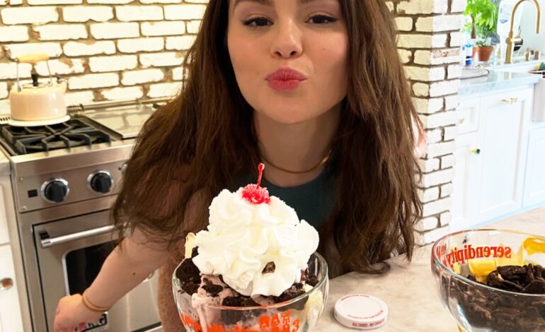 Selena Gomez’s Unexpected Biscuits and Gravy Wedding Dessert