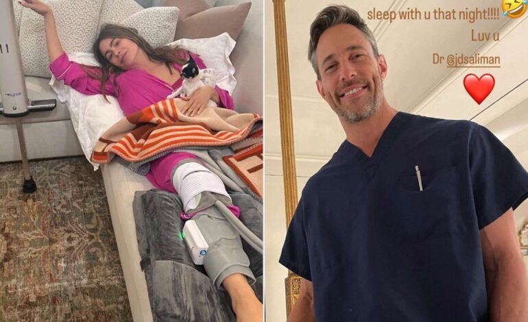 Sofía Vergara’s Second Knee Surgery Recovery Update