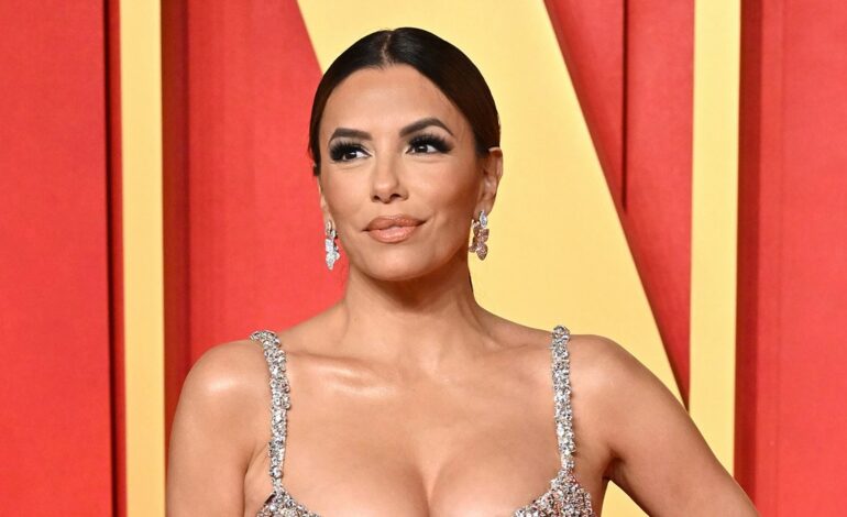 Spain Sizzles as Eva Longoria Stuns in Sky-Blue Bikini
