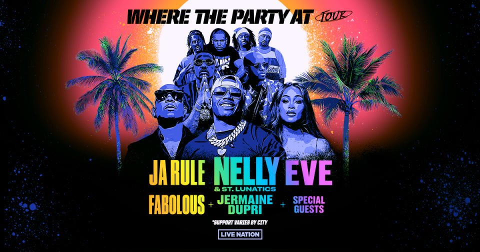 Summer’s Biggest Hip Hop Reunion: Eve Joins Nelly and Ja Rule Tour