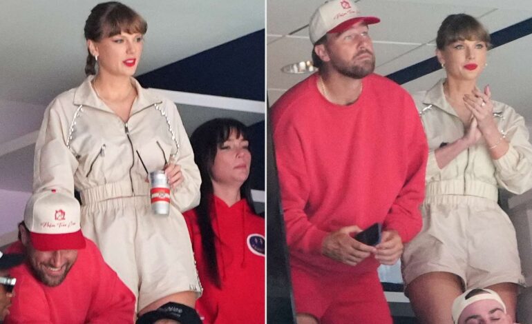 Taylor Swift Turns Travis Kelce’s Tight End University into a ‘Shake It Off’ Spectacle