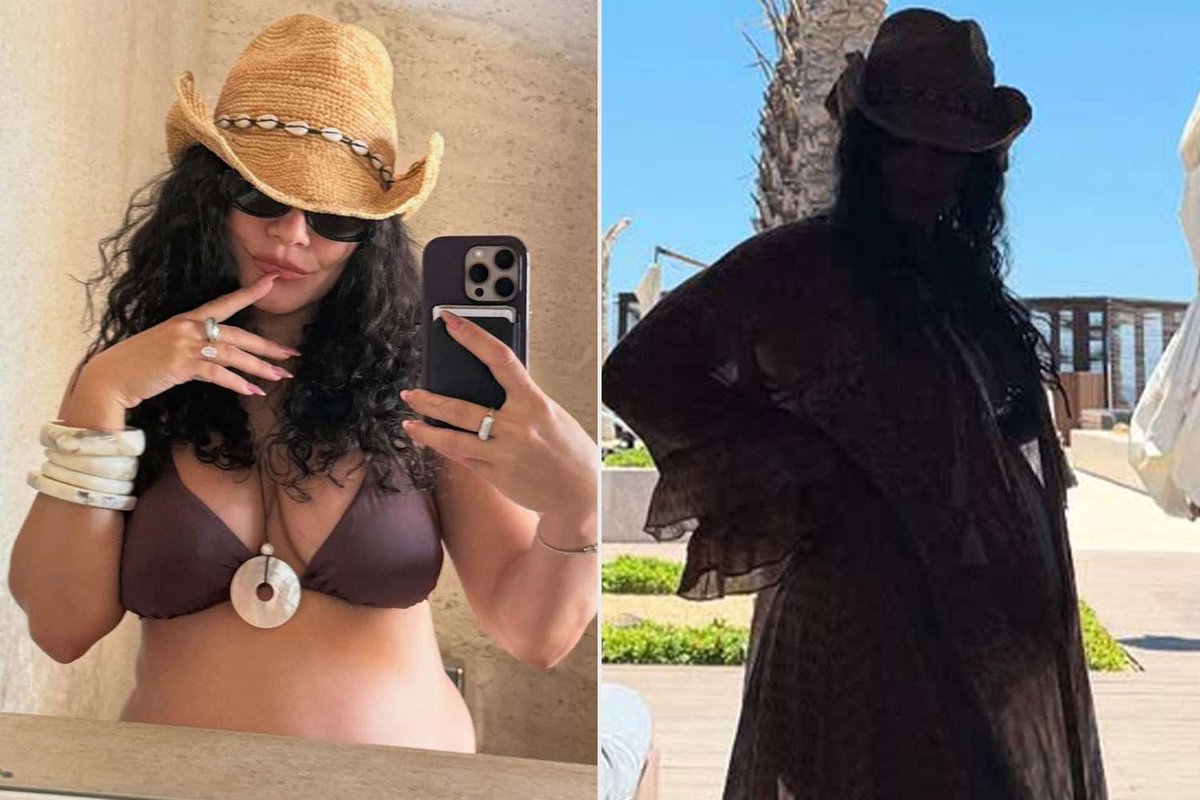 Vanessa Hudgens Flaunts Baby Bump in Luxurious Mexico Babymoon Photos