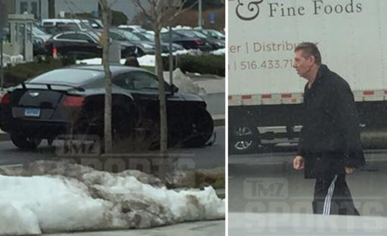 Vince McMahon’s Bentley Mangled in Reckless Driving Crash