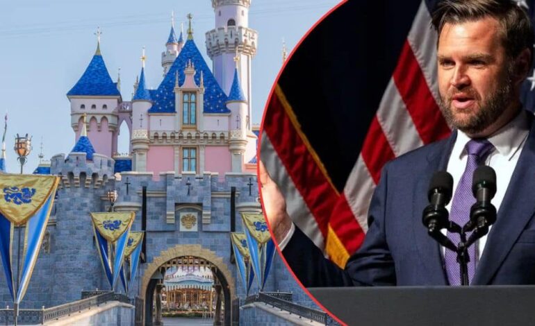 VP JD Vance Sails Into Pirates of the Caribbean Lunch at Disneyland