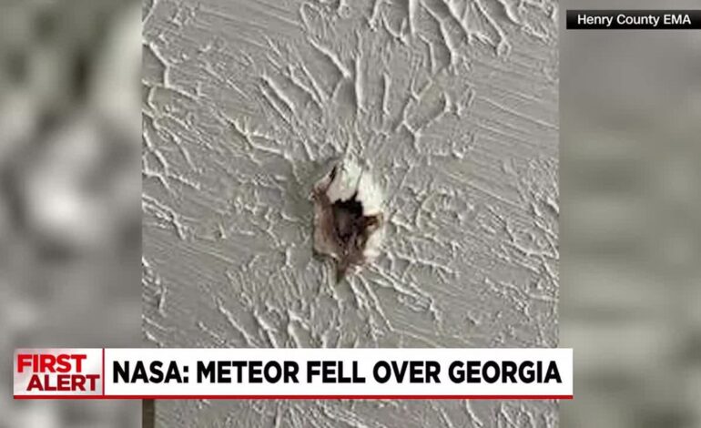 4.56-Billion-Year-Old Meteorite Crashes Through Georgia Roof: Video and Analysis