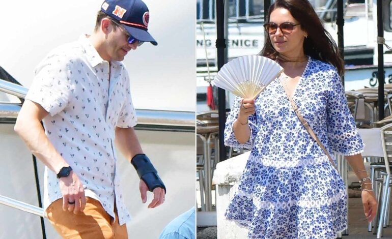 Ashton Kutcher and Mila Kunis Ignite Romance at Backstreet Boys Vegas Concert