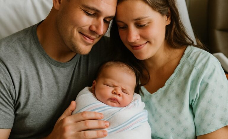 Austin Aaron Welcomes Son Cal Parker After 42-Hour Labor, Shares Raw Instagram Update