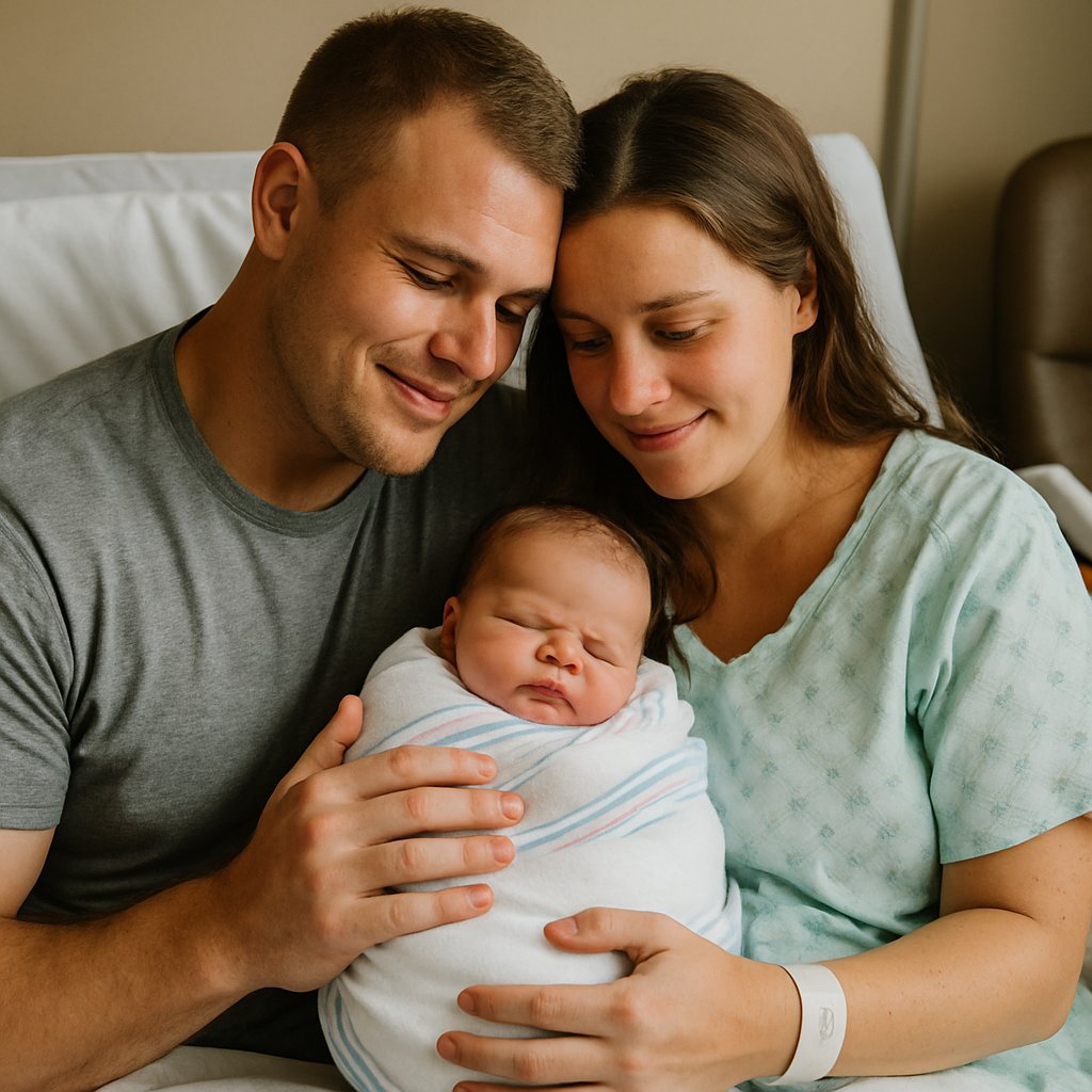Austin Aaron Welcomes Son Cal Parker After 42-Hour Labor, Shares Raw Instagram Update