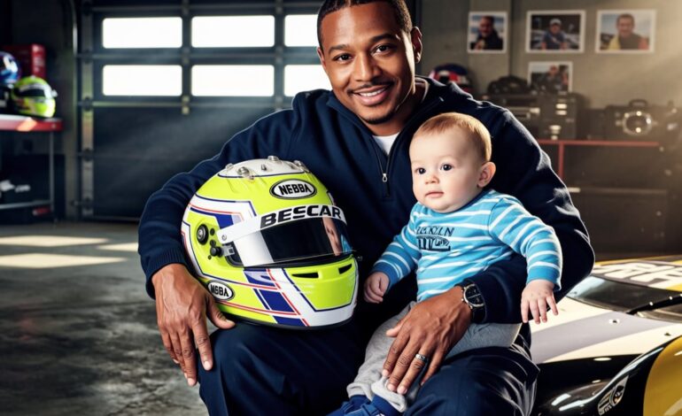 Bubba Wallace Gets Real About First Year as a Dad and His Laid-Back Mini-Me Becks