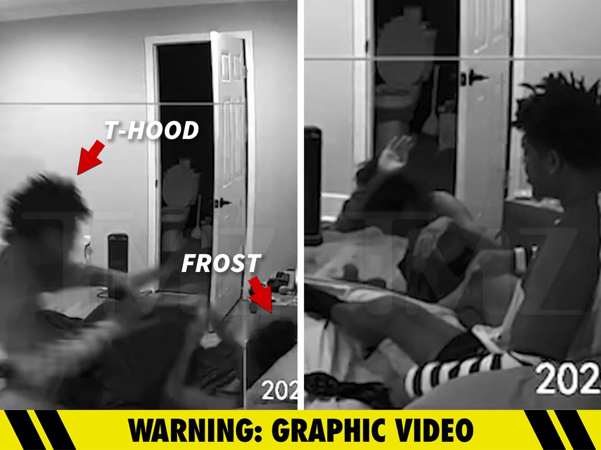 Chilling Surveillance: Video Shows T-Hood Attacking Kylie Frost, Sibling Named Suspect in Fatal Shooting