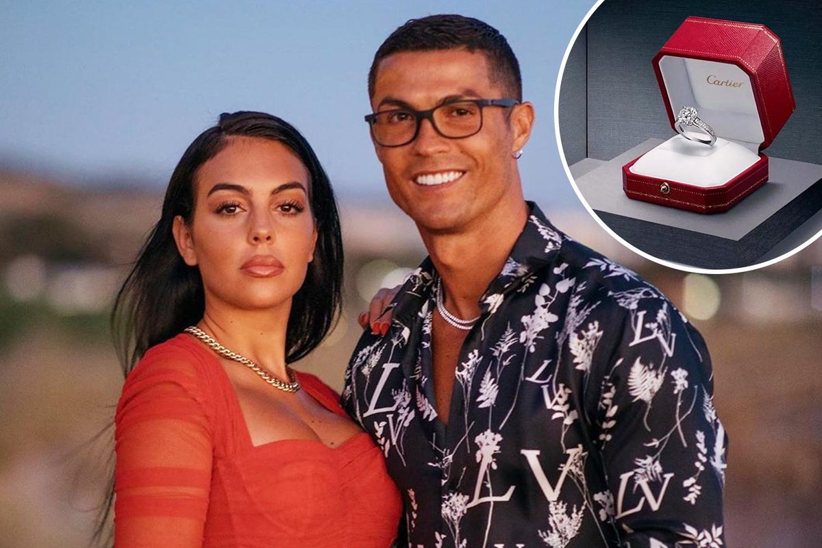 Cristiano Ronaldo Pops the Question to Georgina Rodriguez with Massive Diamond Ring