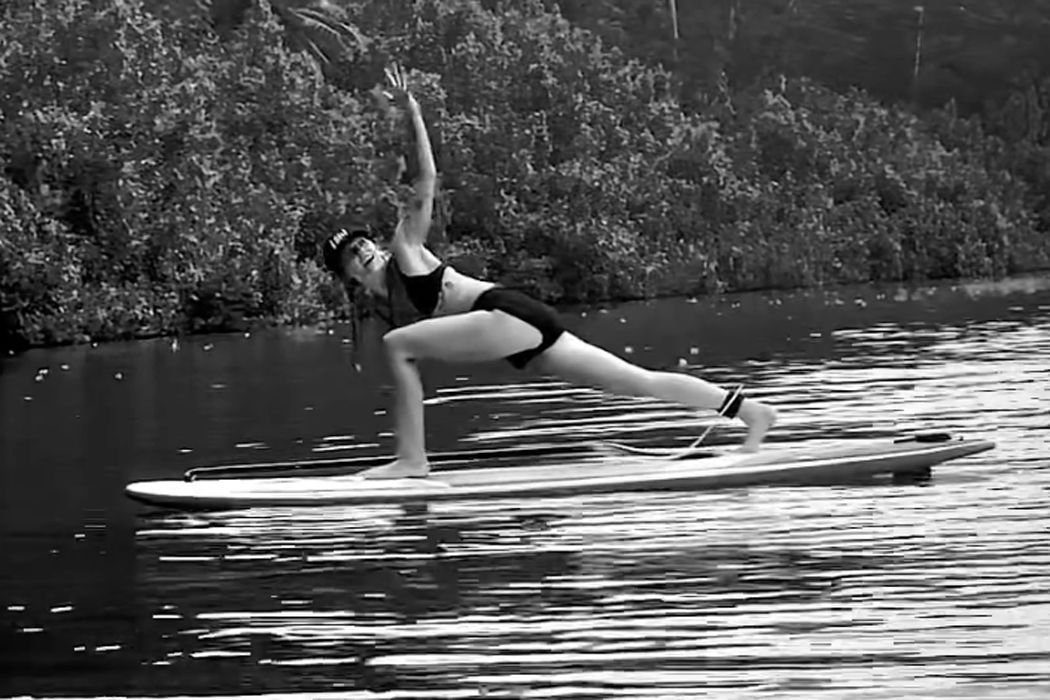 Dua Lipa Shows Off Bikini Paddleboard Yoga in Ibiza: Strength, Balance and Vacation Vibes