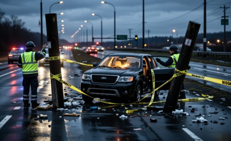 Dylan Walsh Involved in Serious Car Accident, Tickets Issued After SUV Crash