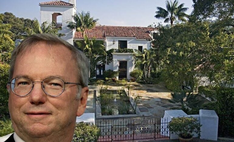 Eric Schmidt Snags L.A.’s Spelling Manor for $110 Million—Yes, That One