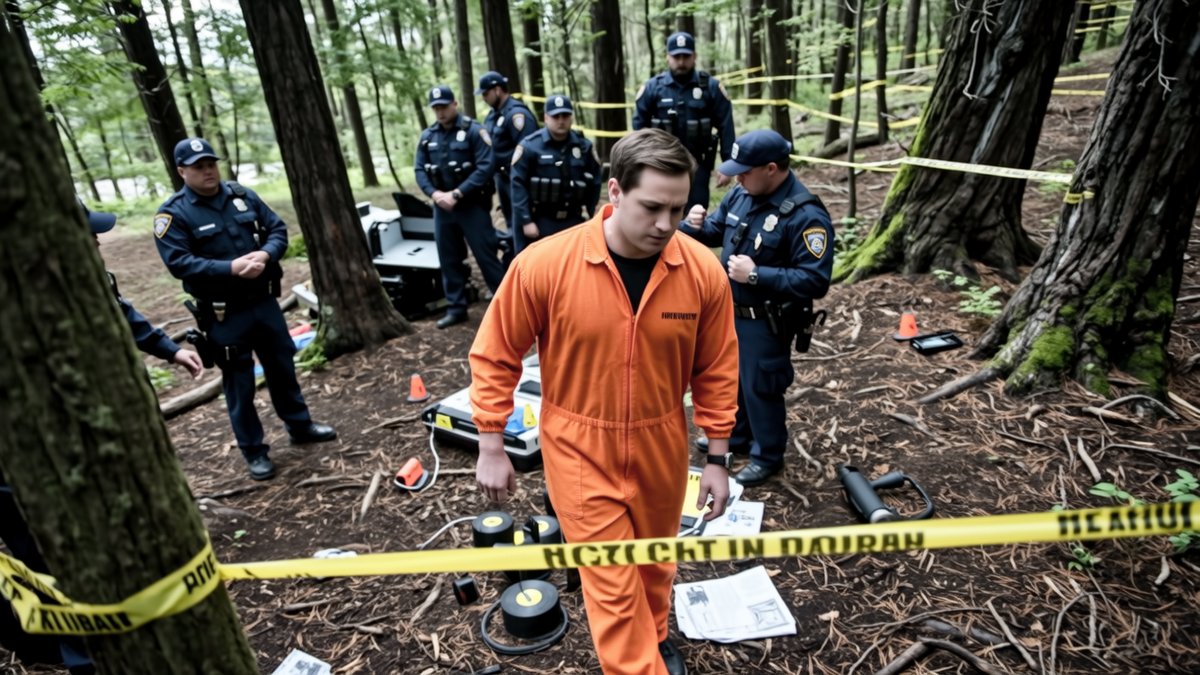 Father in Infant Disappearance Aids Police Search in Orange Jumpsuit: Chilling Details Emerge