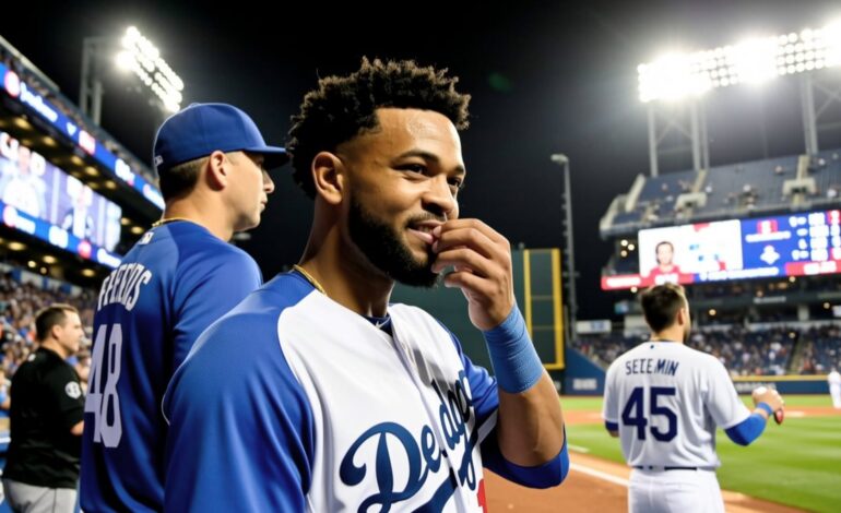 Freddie Freeman’s Dugout Grooming Moment Becomes Unintentional Dodger Drama