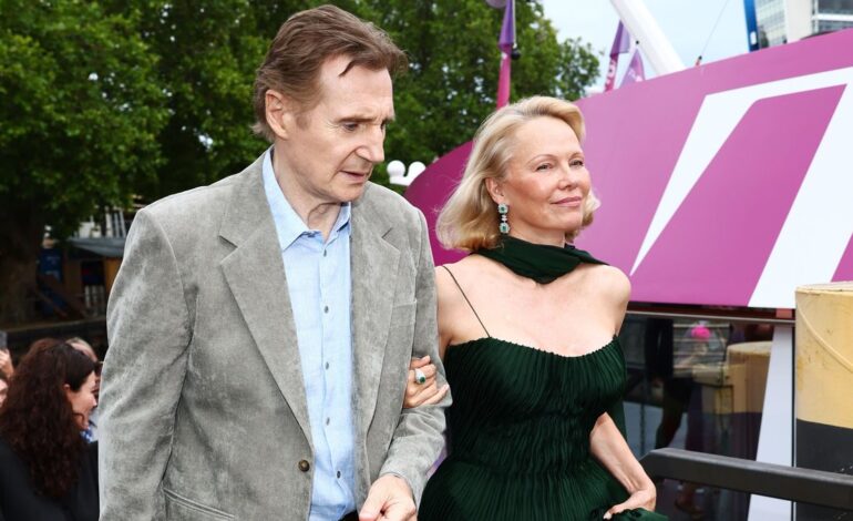 Liam Neeson and Pamela Anderson Spark Romance with Joely Richardson’s Seal of Approval