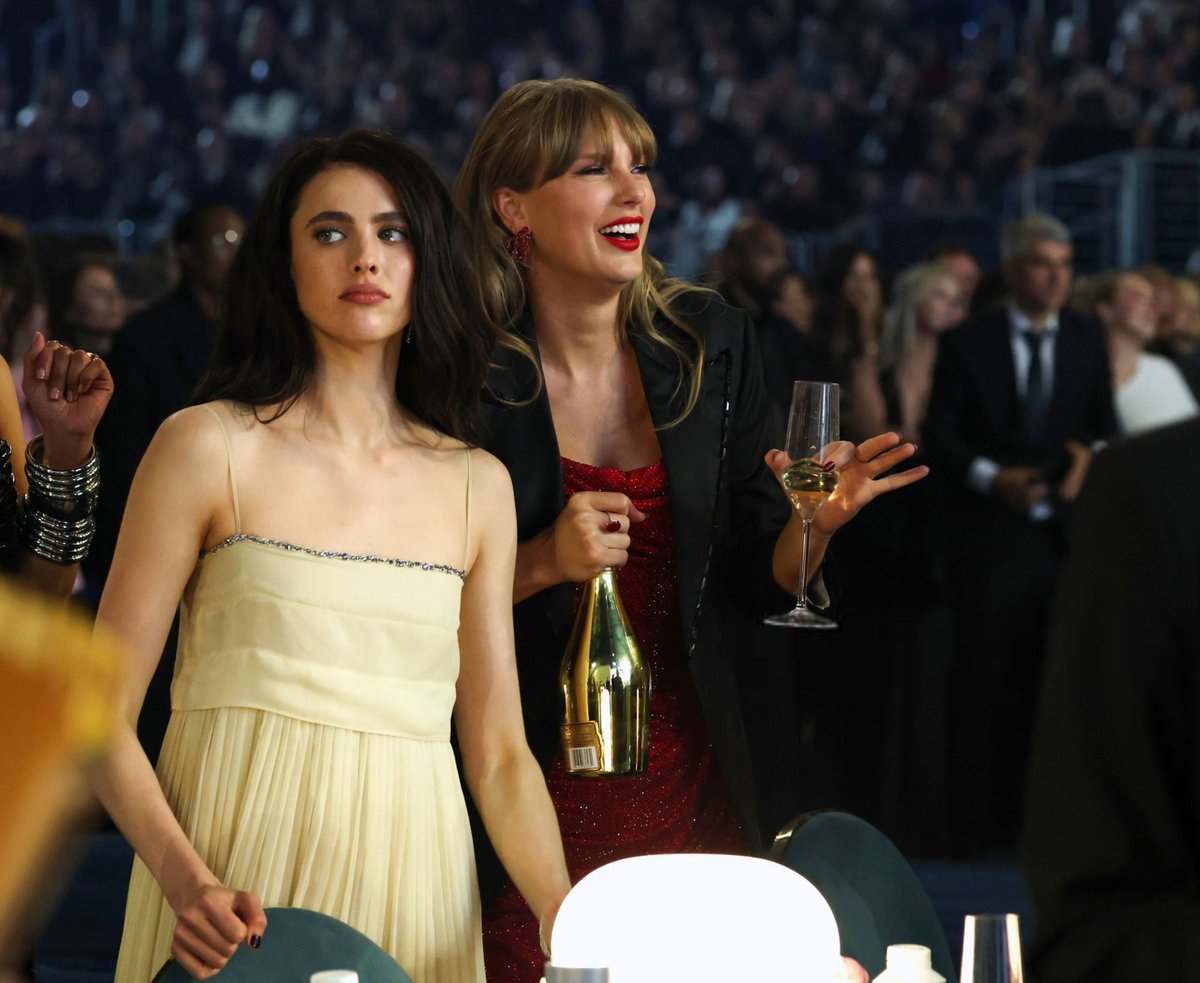 Margaret Qualley’s Awkward Taylor Swift Album Moment Leaves Fans Squirming