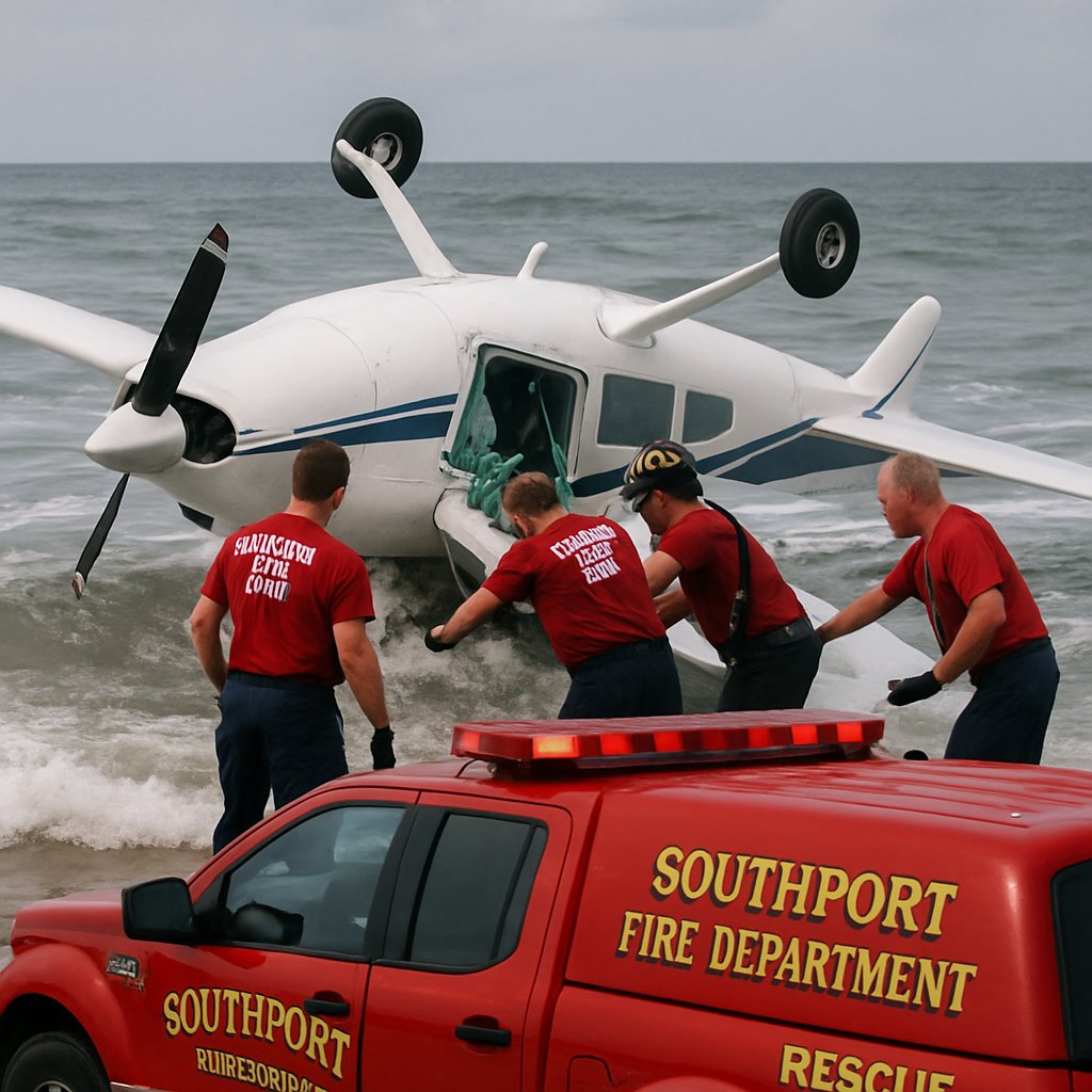 North Carolina Plane Crash Video Shows Daring 30-Second Rescue Off Cape Fear