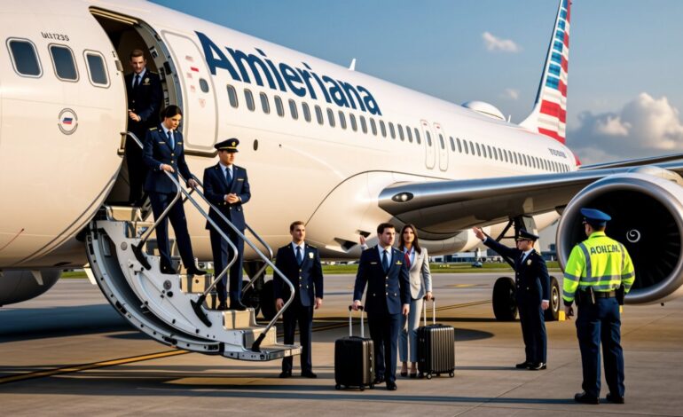 Passenger Brawl Erupts On American Airlines Flight After Landing