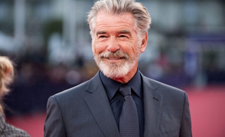 Pierce Brosnan and Son Dylan Make Rare Red Carpet Showing at NYC Premiere