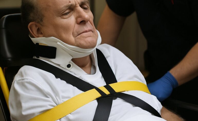 Rudy Giuliani Hospitalized After High-Speed Rear-End Crash In New Hampshire, Security Chief Says