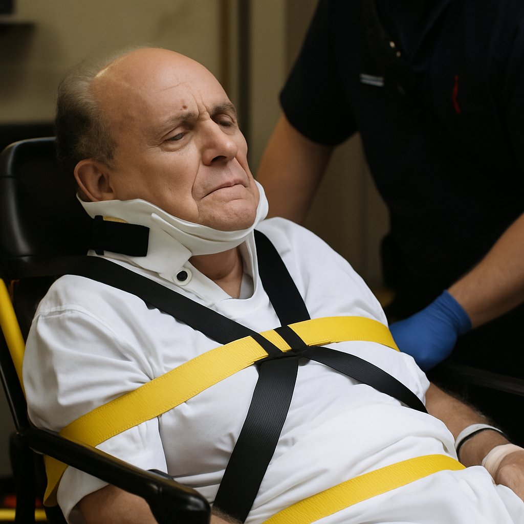 Rudy Giuliani Hospitalized After High-Speed Rear-End Crash In New Hampshire, Security Chief Says