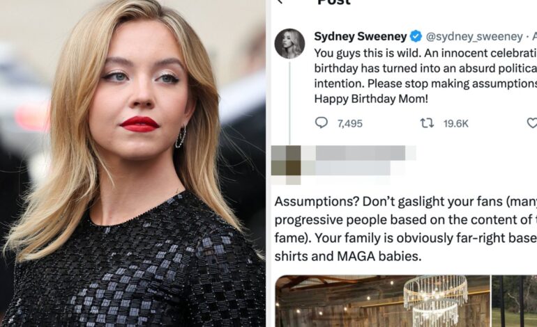 Sydney Sweeney Ad Backlash: Nancy Mace Calls Out Left’s Intolerance